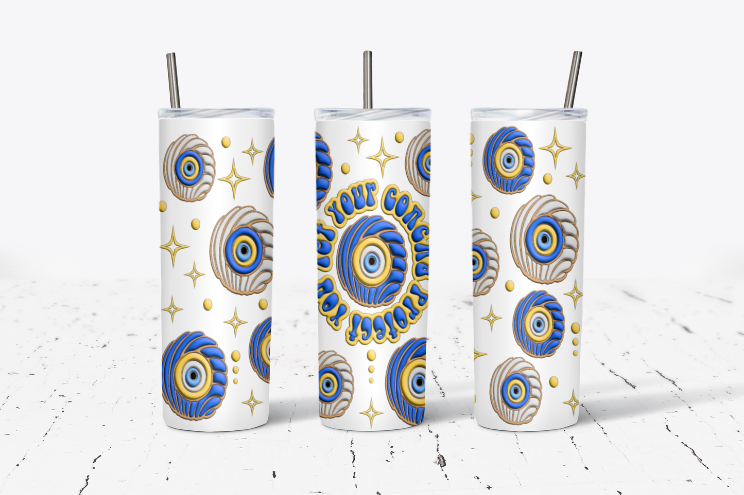Let your Concha Protect you 20oz stainless steelTumbler