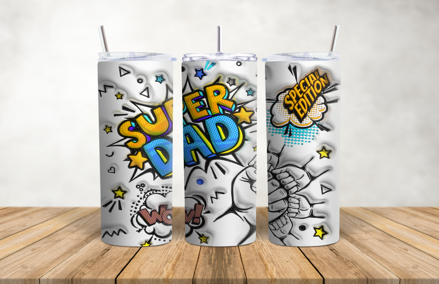 Super Dad 20oz Stainless Steel Tumbler