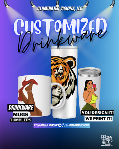 Customized Stainless Steel, Tumblers, Mugs, Drinkware (single item)