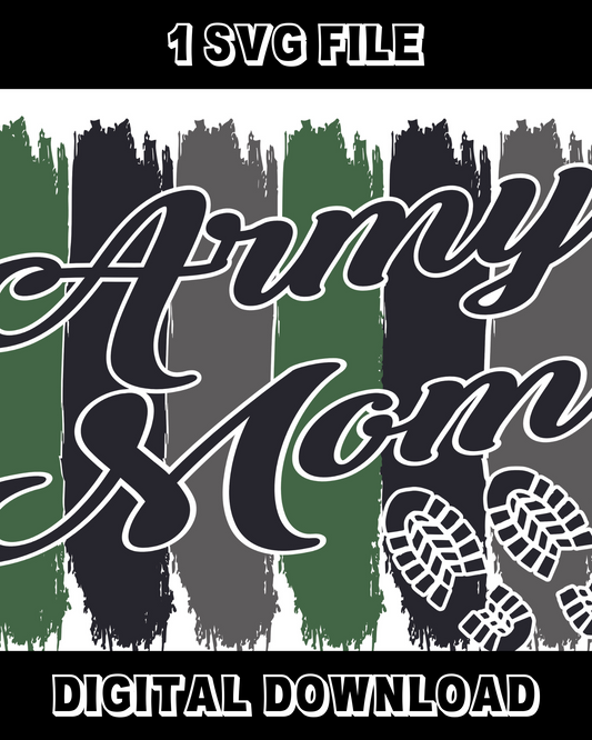 Military Mom Digital Downloads (SVG Only)