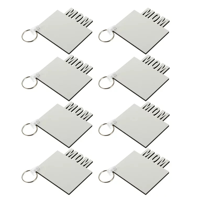 Blank Sublimation Mom Double sided Key Chain