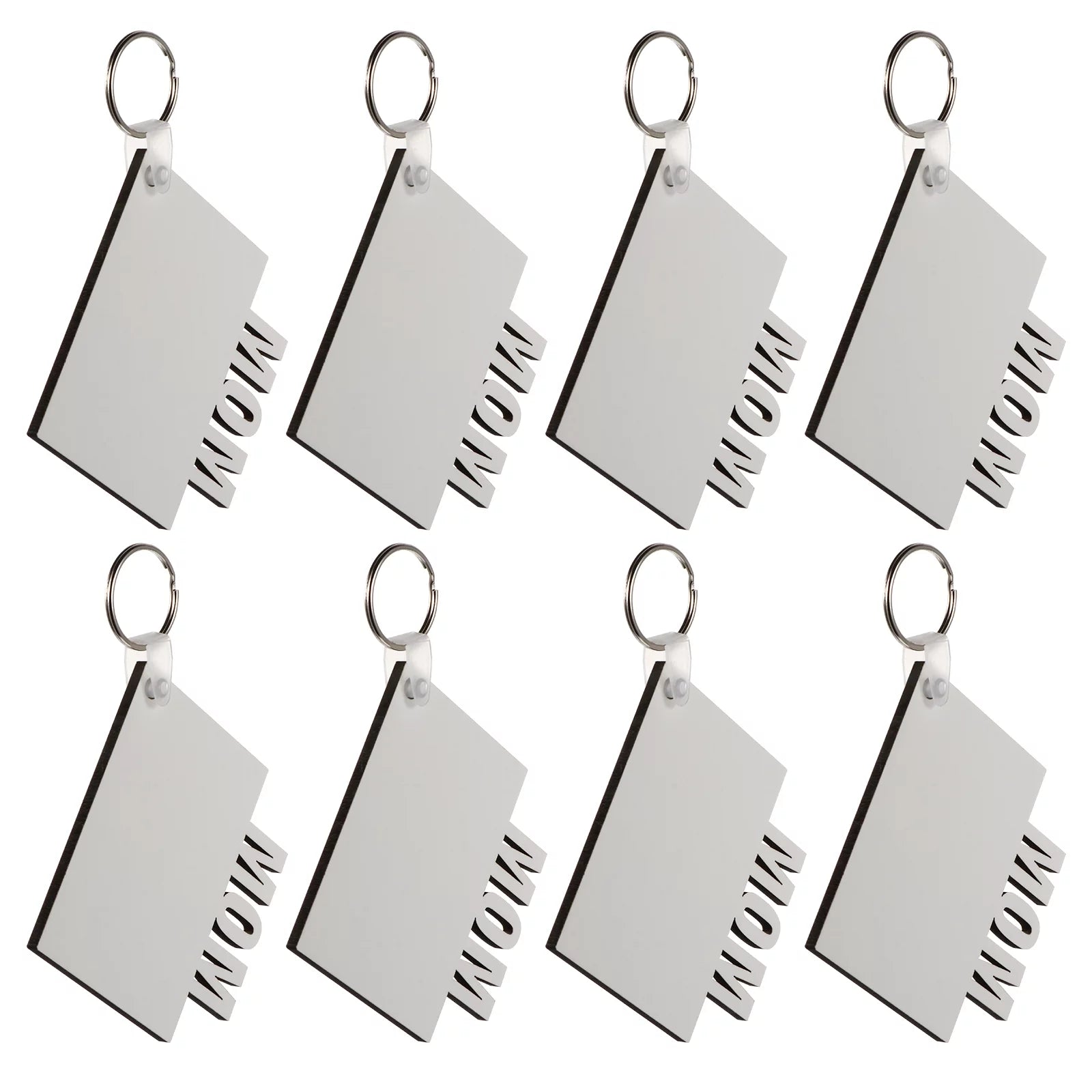 Blank Sublimation Mom Double sided Key Chain