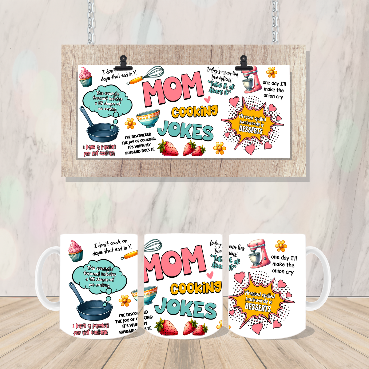 Mom Cooking Jokes Personalized Mug