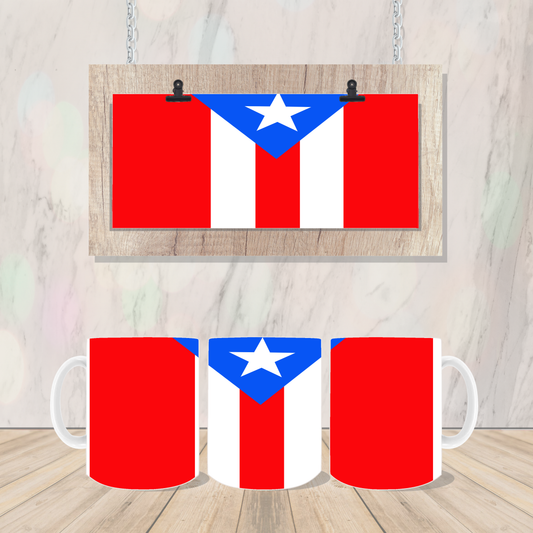 Puerto Rico Flag Coffee/Tea Mug