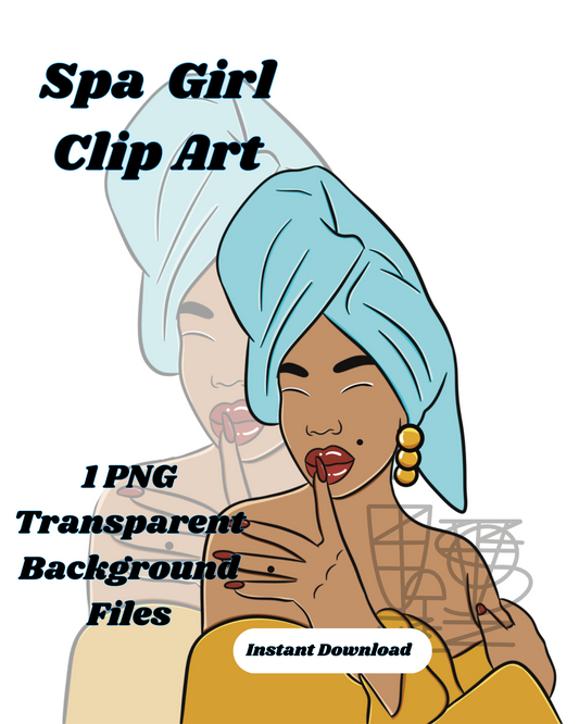 Spa Clip art girl PNG