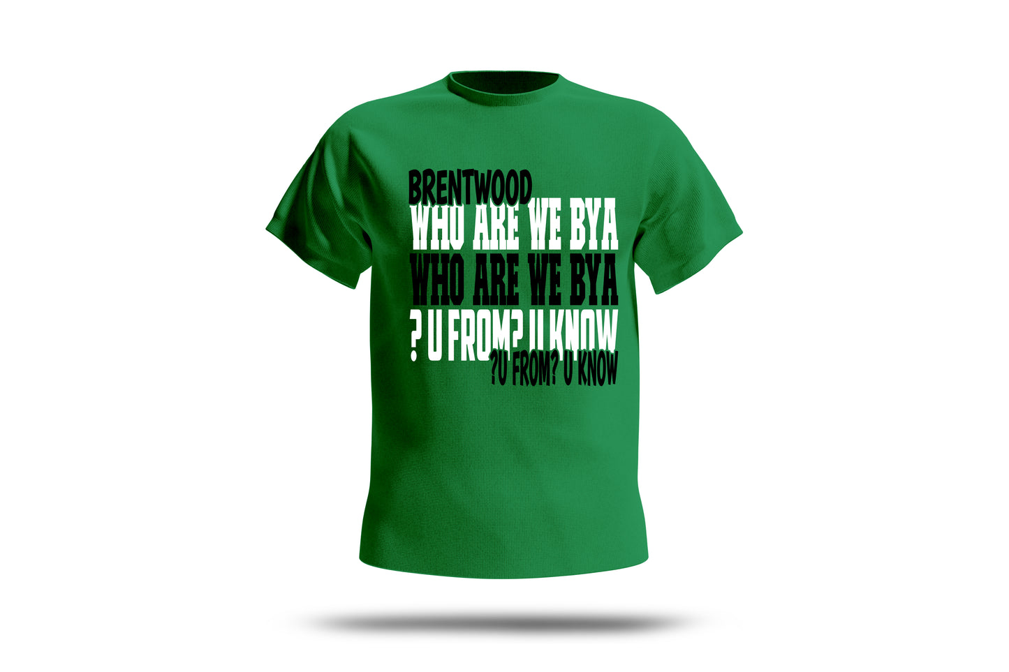 BYA Adult Short Sleeve T-Shirts (Green T-shirts)