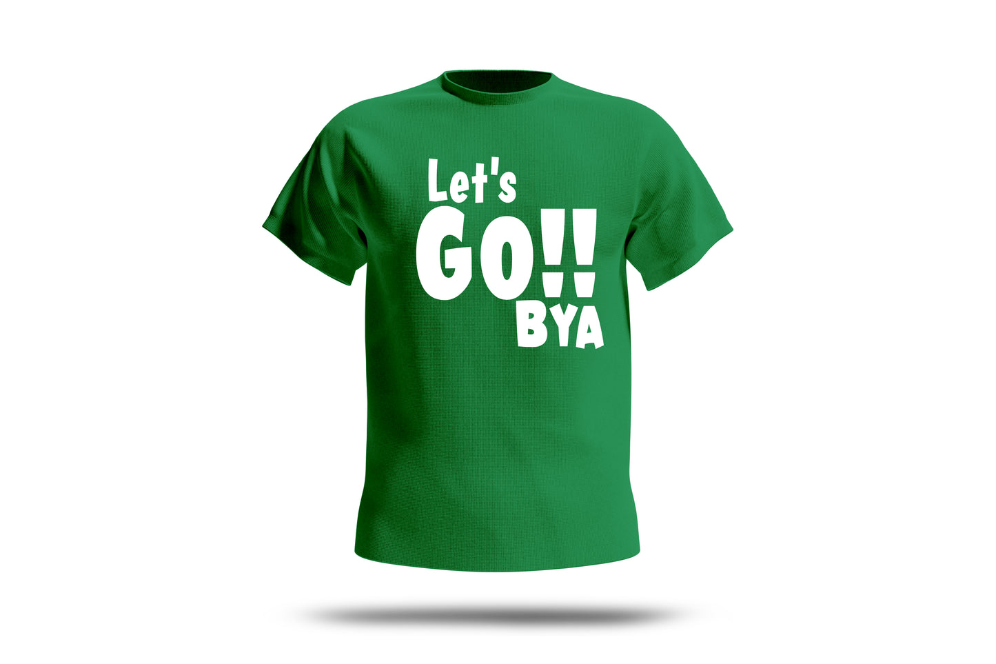 BYA Adult Short Sleeve T-Shirts (Green T-shirts)
