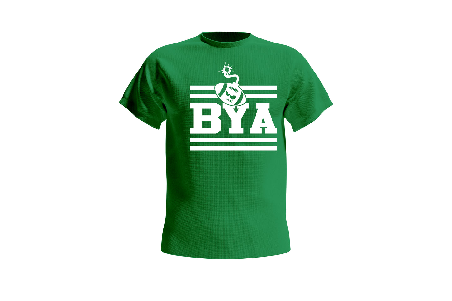 BYA Adult Short Sleeve T-Shirts (Green T-shirts) 2nd version