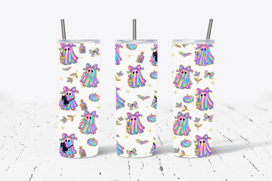 iridescent Ghost Halloween  20oz Stainless Steel Tumbler