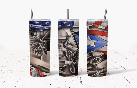 Puerto Rico Coqui 20oz Stainless Steel Tumblers