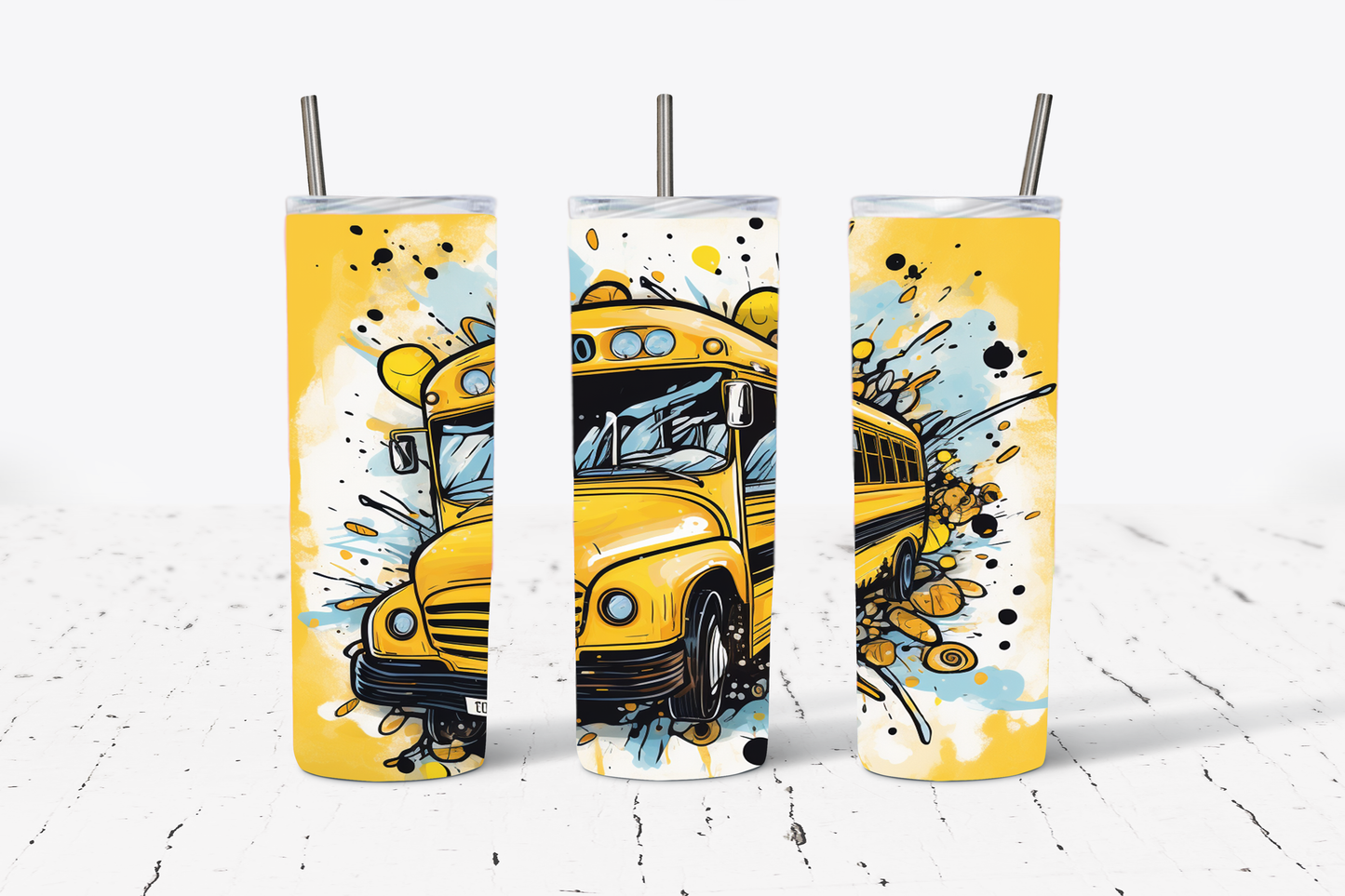 School bus Tumbler