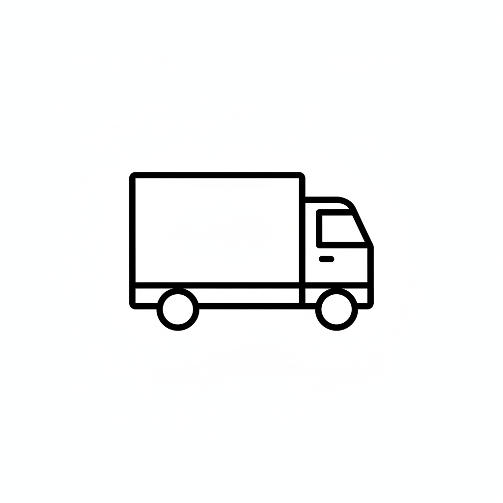 Shipping delivery truck icon