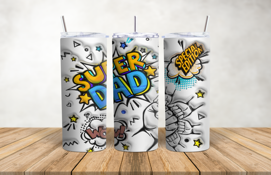 Super Dad 20oz Stainless Steel Tumbler