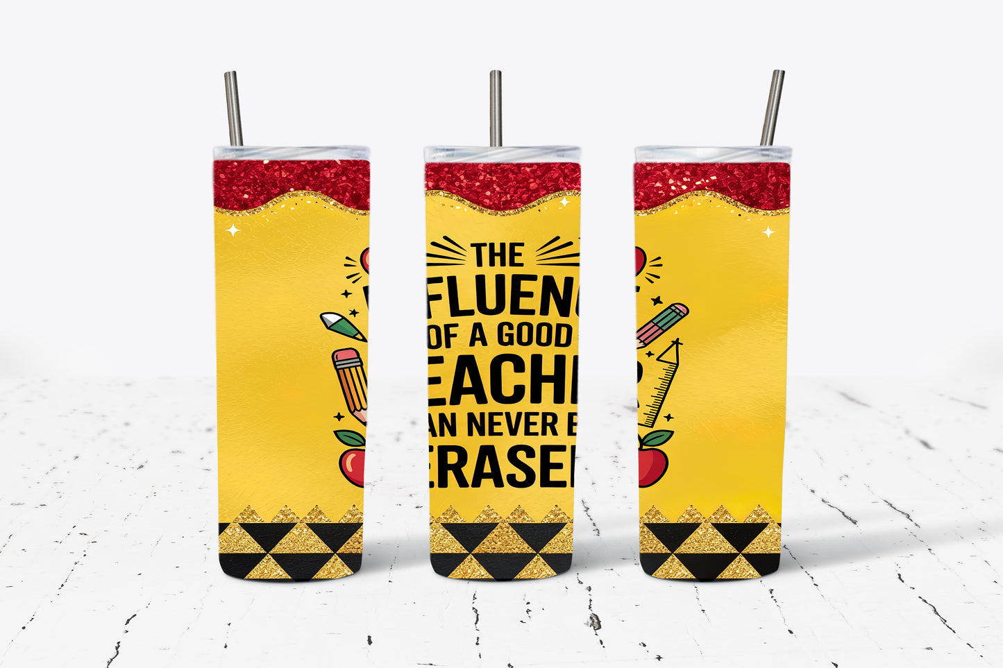 The Influence of A Good Teacher Can Never Be Erased 20oz Stainless Steel Tumbler