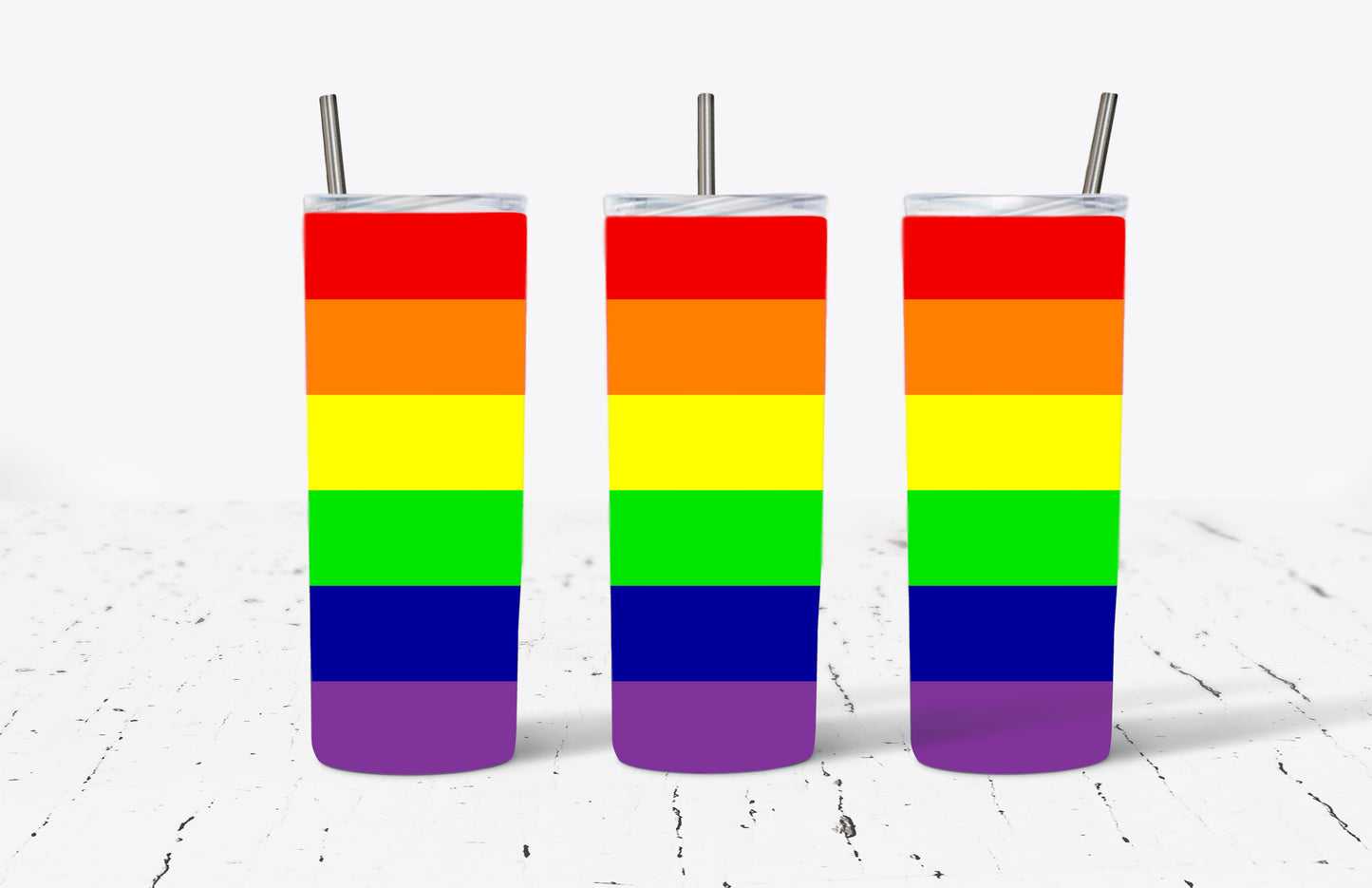 Rainbow Flag Stainless Steel Tumblers