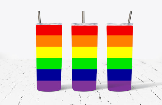 Rainbow Flag Stainless Steel Tumblers