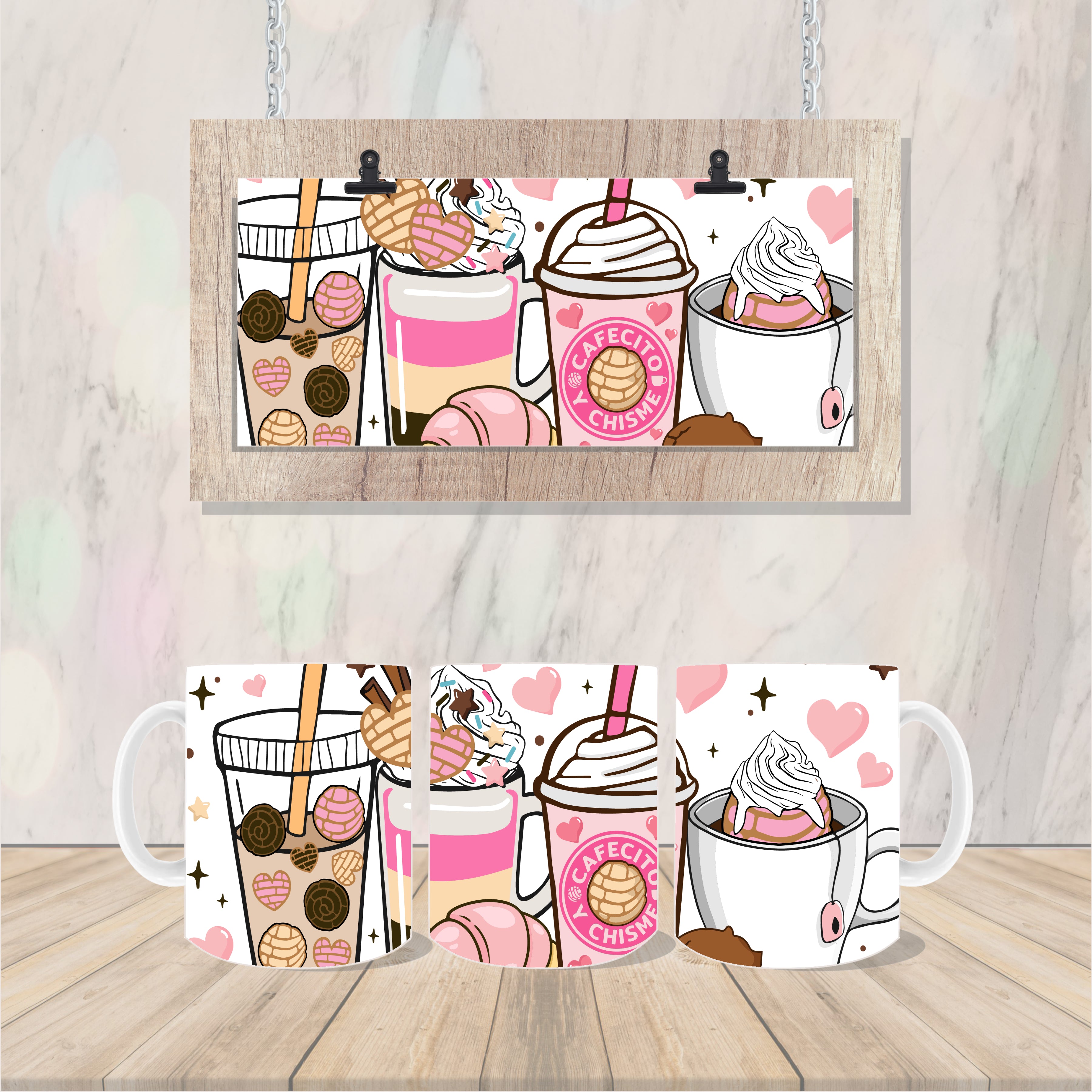 Cafecito y Chisme #2 Personalized Mug