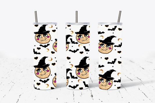 Witchy Concha Coquette Halloween  20oz Stainless Steel Tumbler