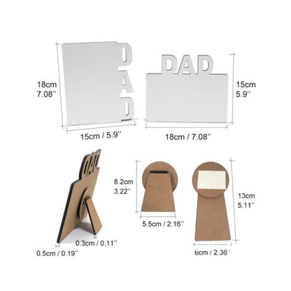 Sublimation Blanks Dad MDF Frame (Blanks)