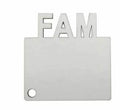 Blank Sublimation Fam Double sided key chains